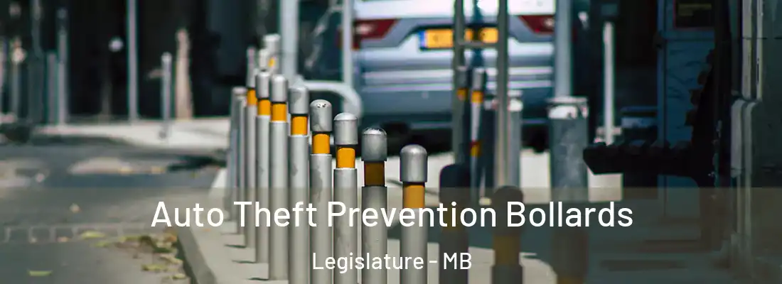  Auto Theft Prevention Bollards Legislature - MB