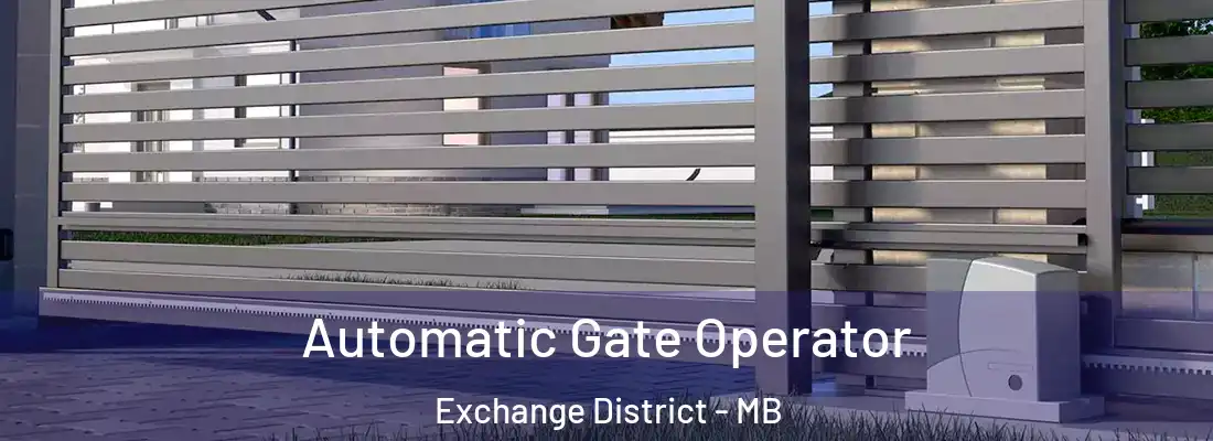  Automatic Gate Operator Exchange District - MB