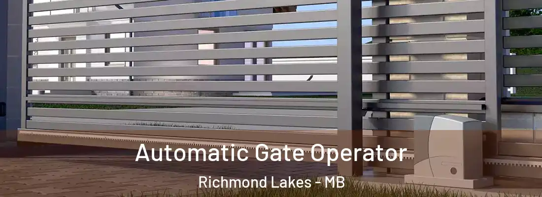  Automatic Gate Operator Richmond Lakes - MB