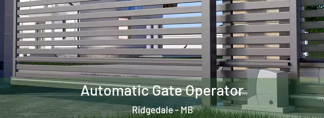  Automatic Gate Operator Ridgedale - MB