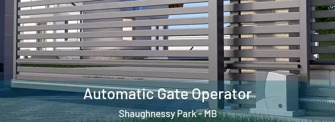  Automatic Gate Operator Shaughnessy Park - MB