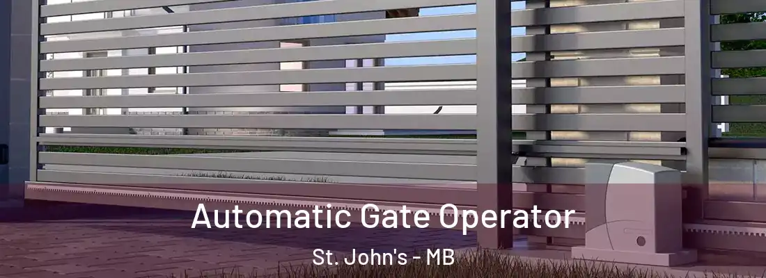  Automatic Gate Operator St. John's - MB