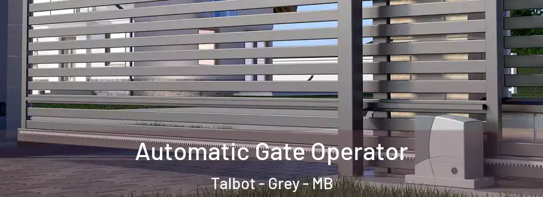  Automatic Gate Operator Talbot - Grey - MB