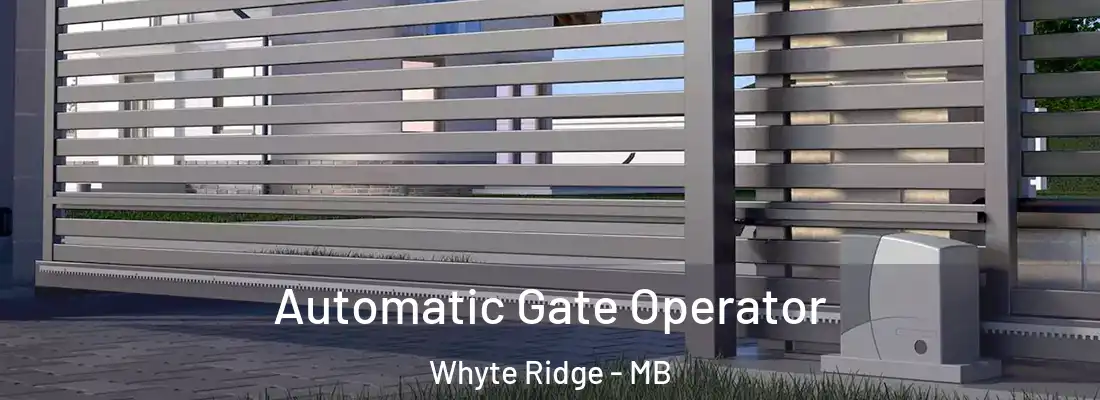  Automatic Gate Operator Whyte Ridge - MB