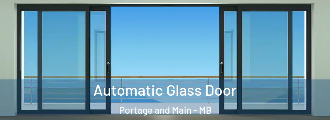  Automatic Glass Door Portage and Main - MB