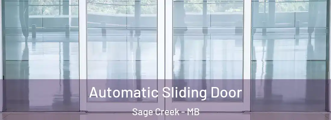  Automatic Sliding Door Sage Creek - MB