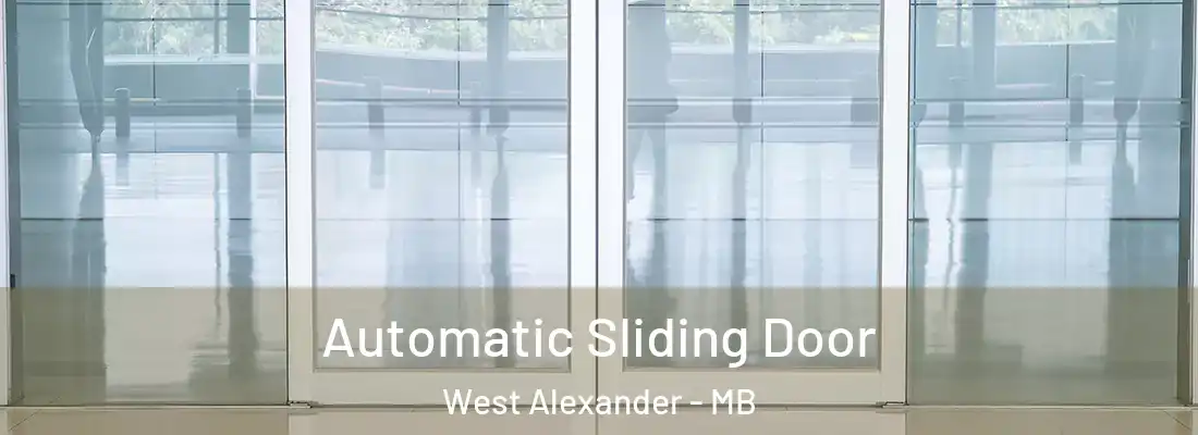 Automatic Sliding Door West Alexander - MB