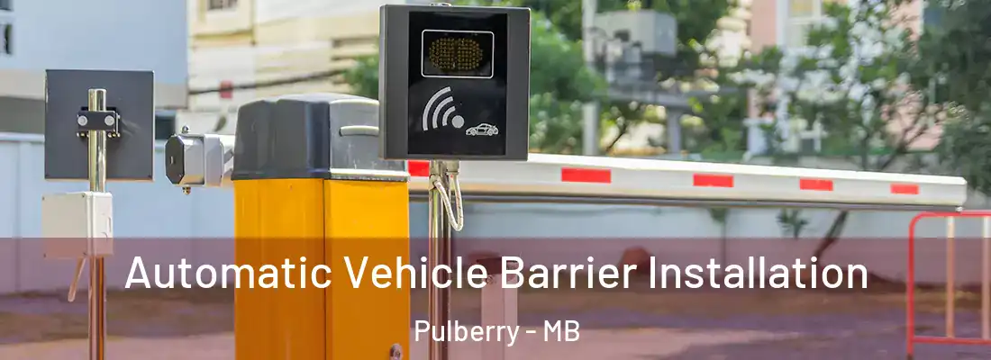  Automatic Vehicle Barrier Installation Pulberry - MB