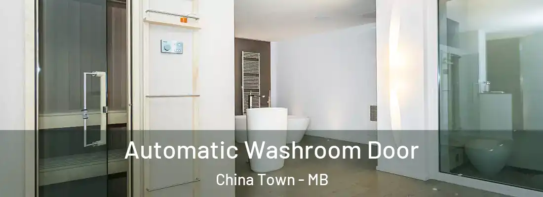  Automatic Washroom Door China Town - MB
