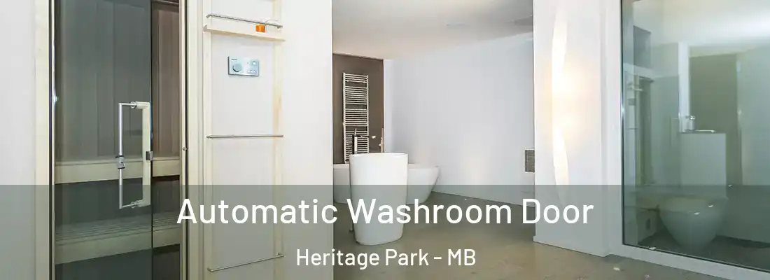  Automatic Washroom Door Heritage Park - MB
