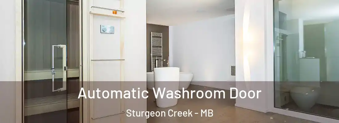  Automatic Washroom Door Sturgeon Creek - MB
