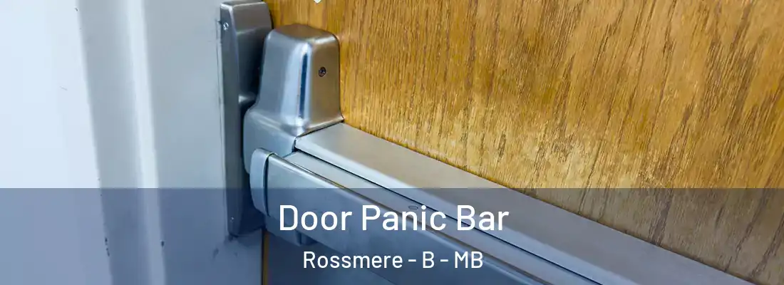 Door Panic Bar Rossmere - B - MB