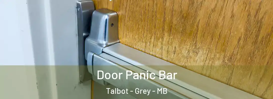  Door Panic Bar Talbot - Grey - MB