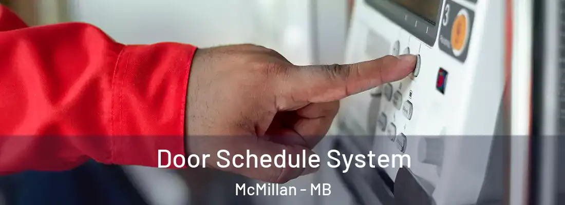  Door Schedule System McMillan - MB