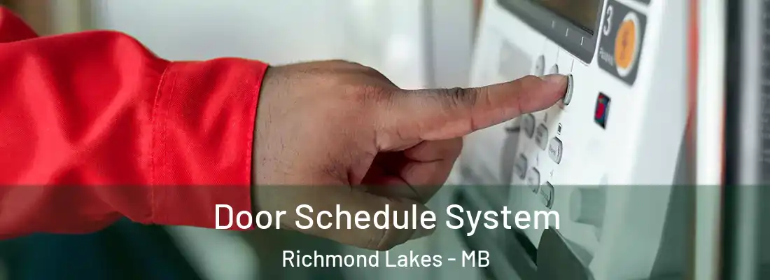  Door Schedule System Richmond Lakes - MB