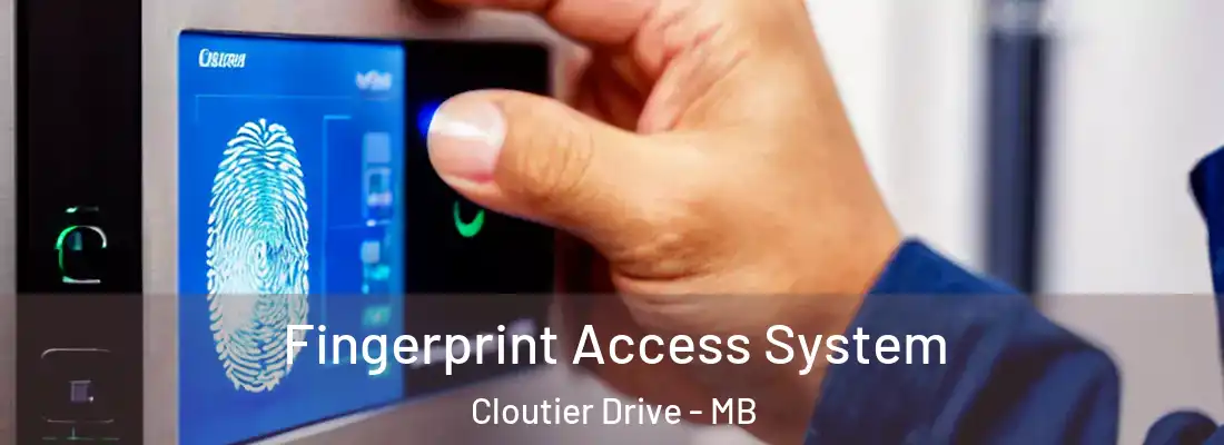  Fingerprint Access System Cloutier Drive - MB