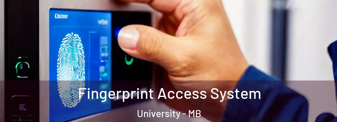  Fingerprint Access System University - MB