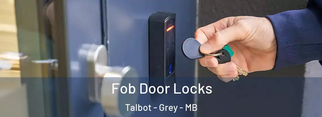  Fob Door Locks Talbot - Grey - MB