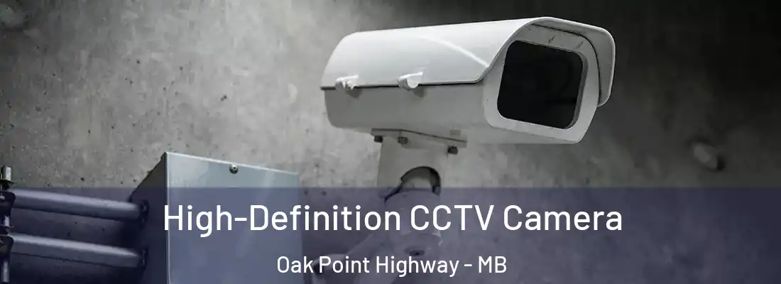  High-Definition CCTV Camera Oak Point Highway - MB