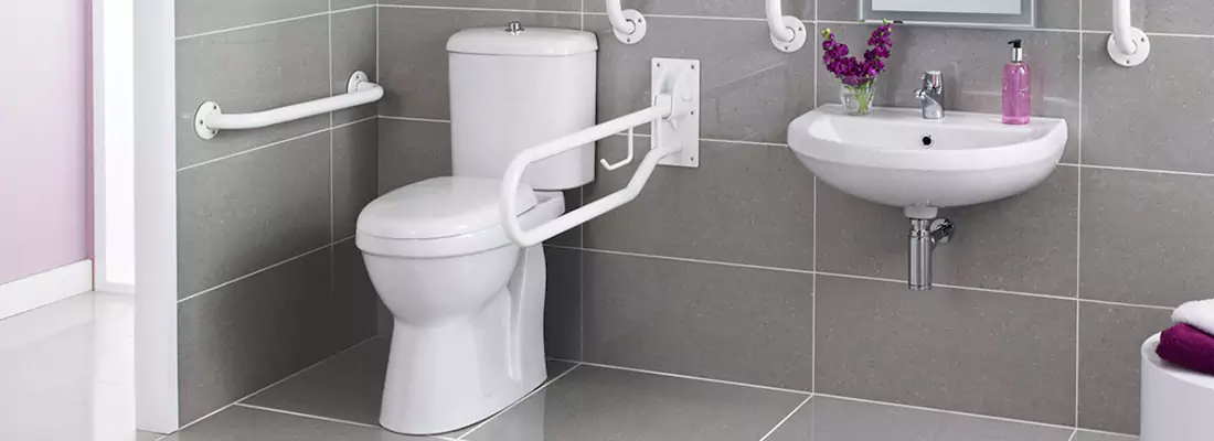 Modern Handicap Bathroom Solutions with Safety Features in Point Road, MB