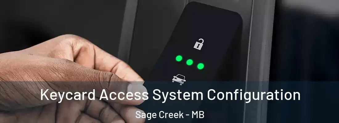  Keycard Access System Configuration Sage Creek - MB