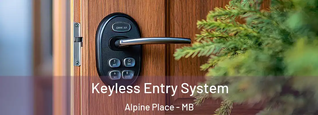  Keyless Entry System Alpine Place - MB