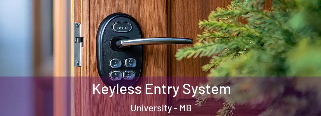  Keyless Entry System University - MB