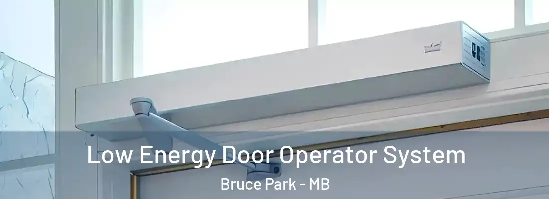  Low Energy Door Operator System Bruce Park - MB