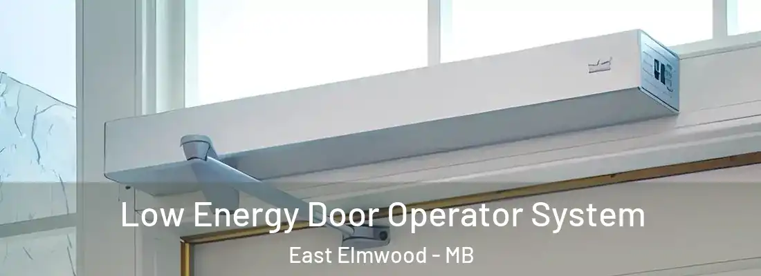  Low Energy Door Operator System East Elmwood - MB