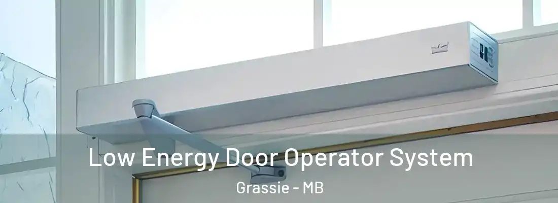  Low Energy Door Operator System Grassie - MB