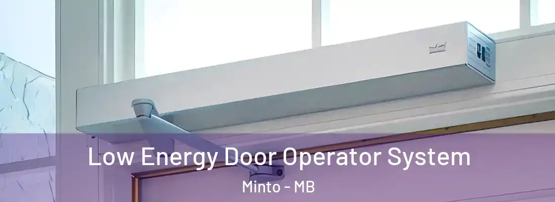  Low Energy Door Operator System Minto - MB