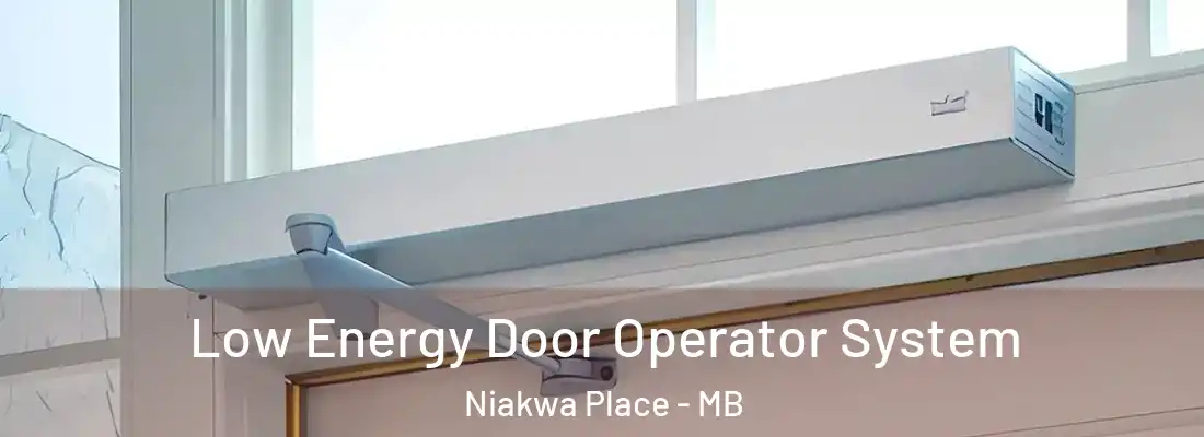  Low Energy Door Operator System Niakwa Place - MB