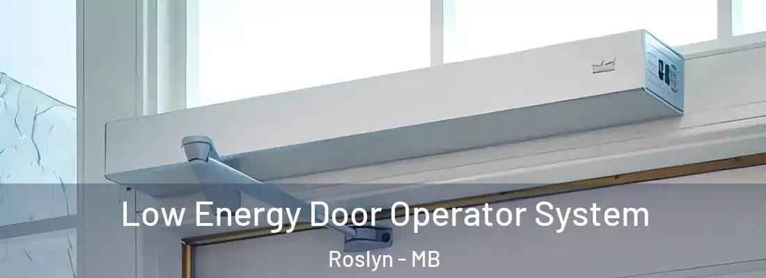  Low Energy Door Operator System Roslyn - MB