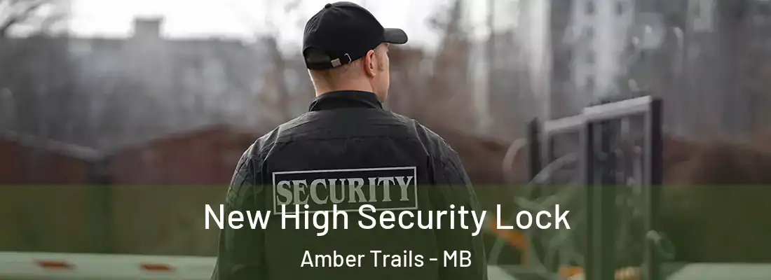  New High Security Lock Amber Trails - MB