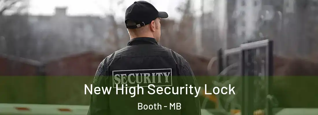  New High Security Lock Booth - MB