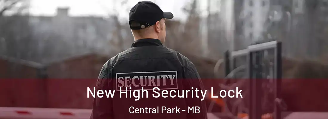  New High Security Lock Central Park - MB