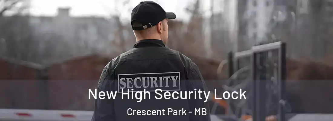  New High Security Lock Crescent Park - MB