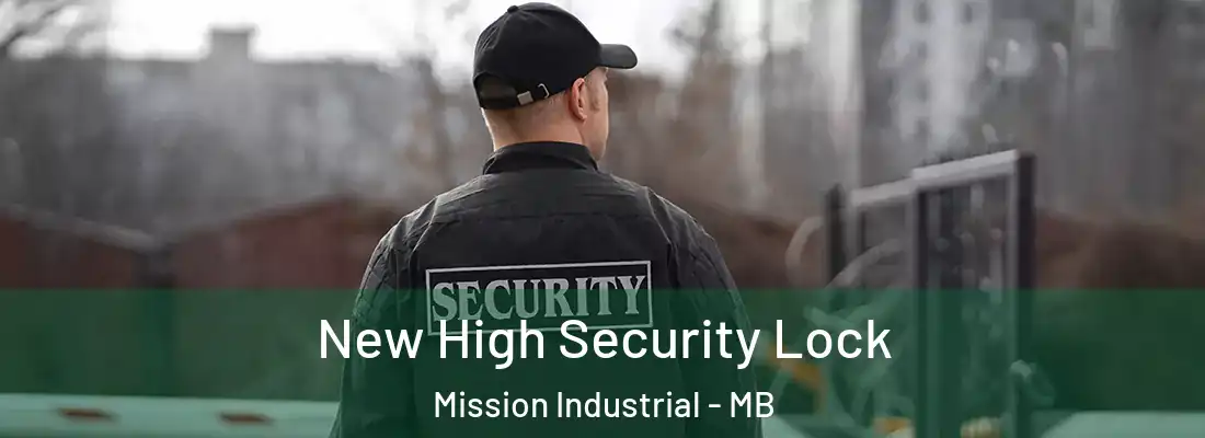  New High Security Lock Mission Industrial - MB