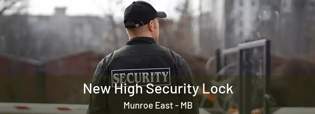  New High Security Lock Munroe East - MB