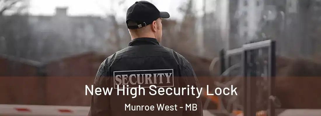  New High Security Lock Munroe West - MB