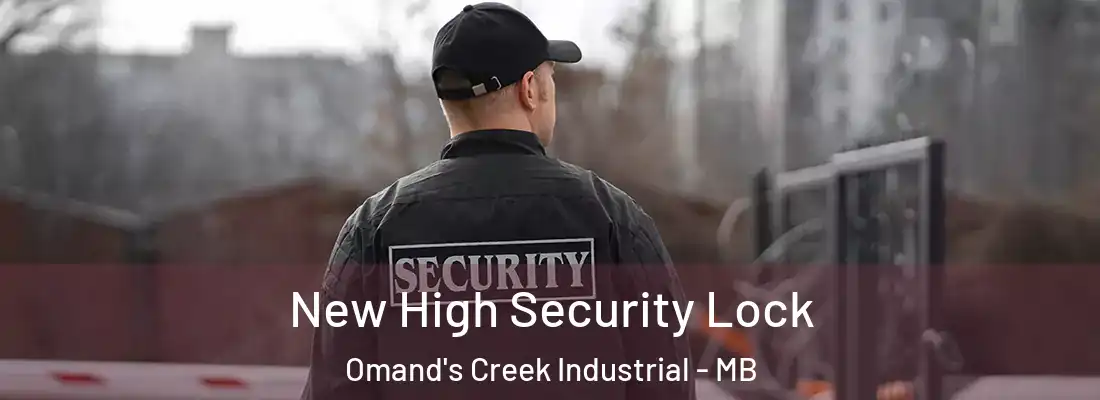  New High Security Lock Omand's Creek Industrial - MB