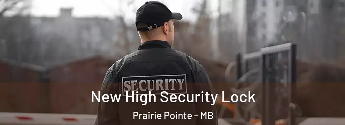  New High Security Lock Prairie Pointe - MB