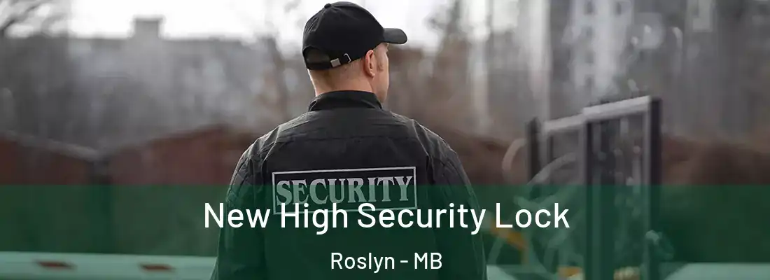  New High Security Lock Roslyn - MB
