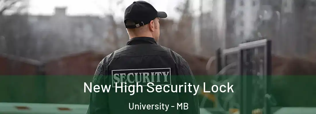  New High Security Lock University - MB