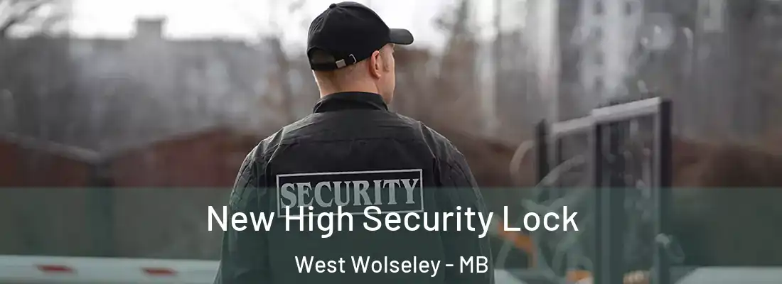  New High Security Lock West Wolseley - MB