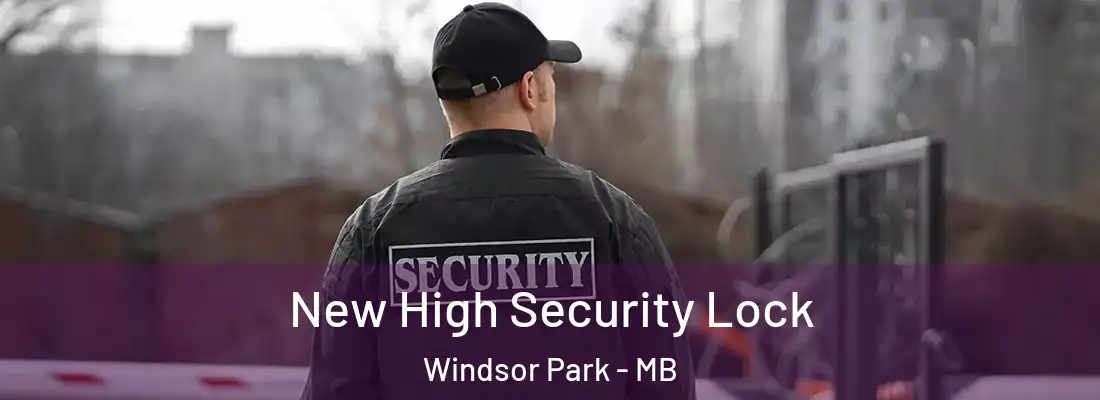  New High Security Lock Windsor Park - MB
