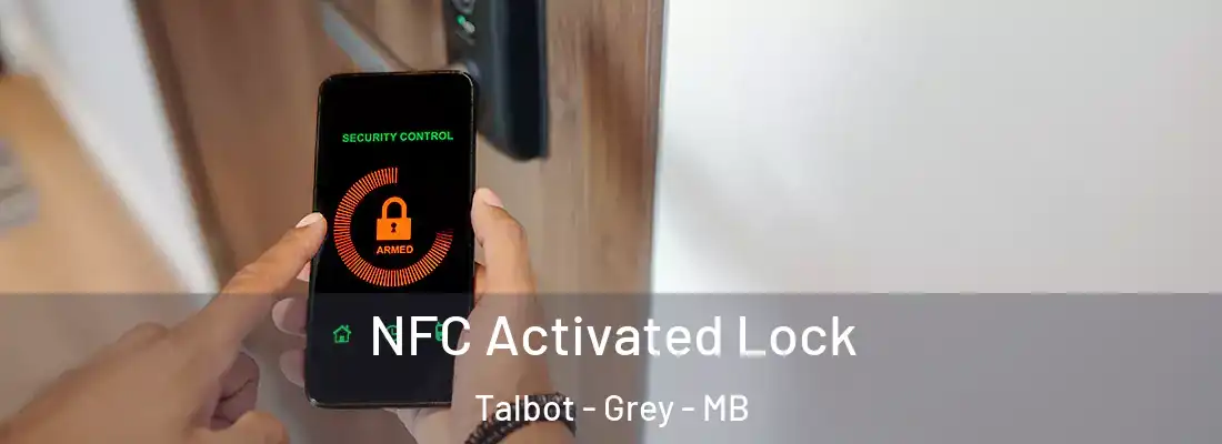  NFC Activated Lock Talbot - Grey - MB