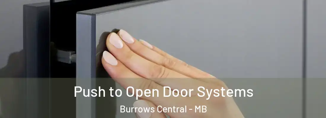  Push to Open Door Systems Burrows Central - MB