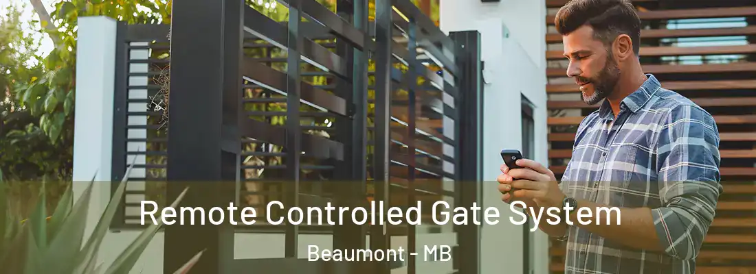  Remote Controlled Gate System Beaumont - MB