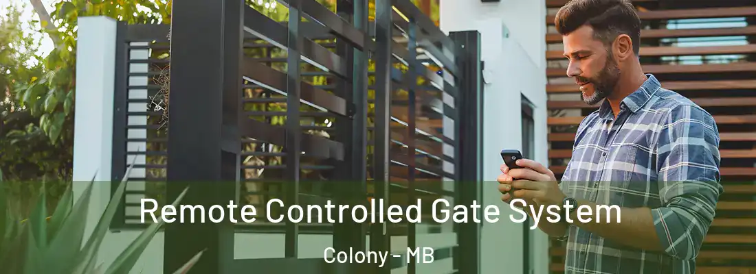  Remote Controlled Gate System Colony - MB